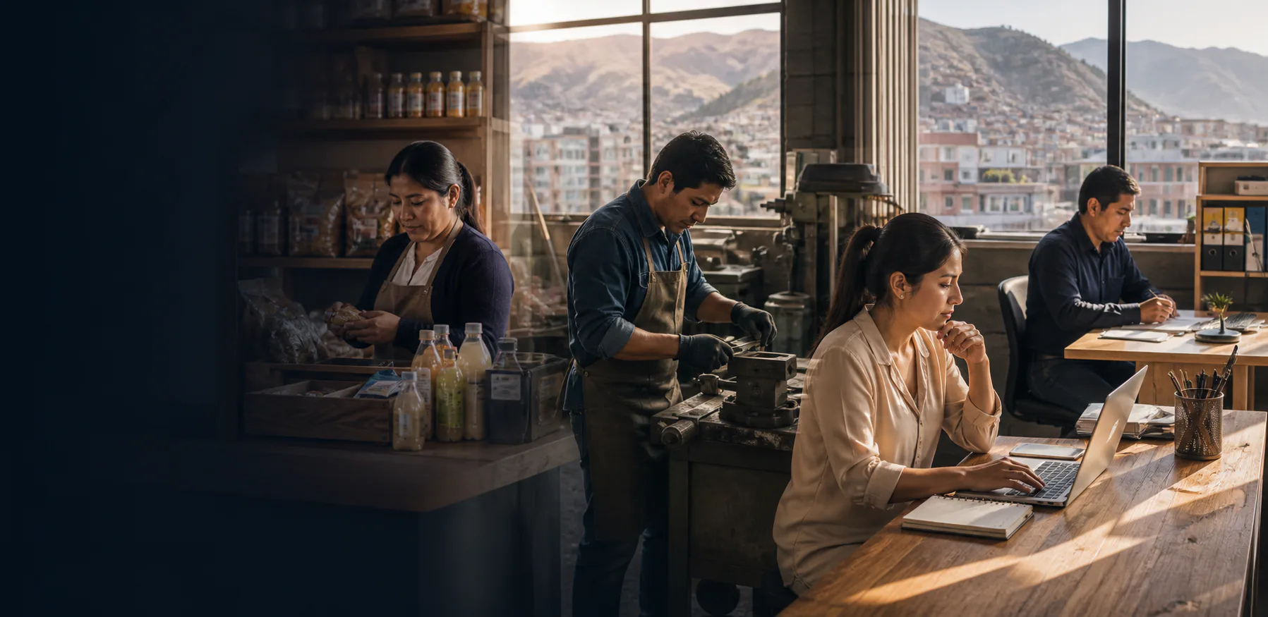 Micro y pequeñas empresas peruanas de comercio, producción y servicios